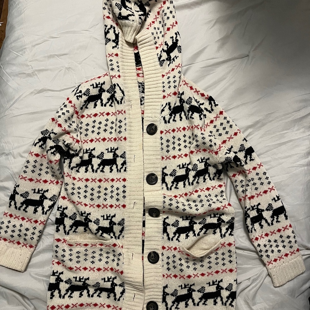 Women’s Cardigan with Hood, Size M